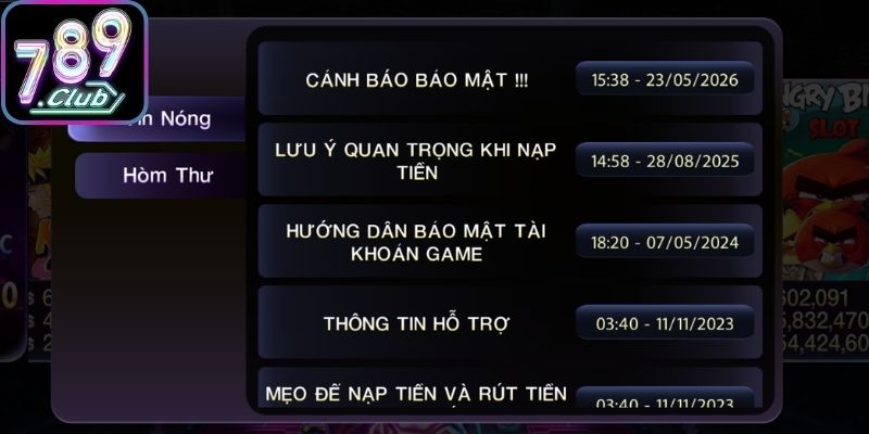 Kiểm tra hòm thư cá nhân