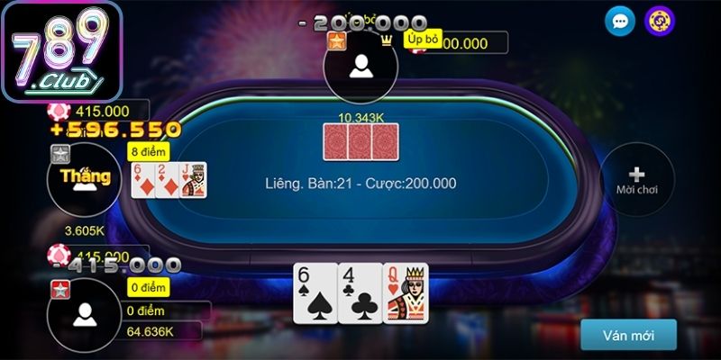 Liêng 789Club có tính giải trí cao