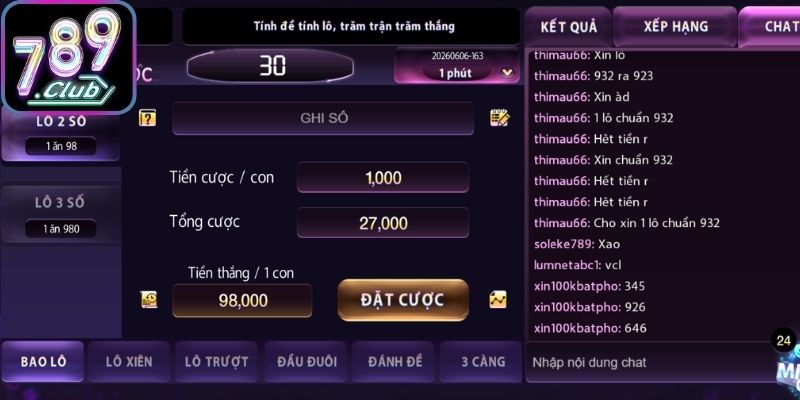 Tìm hiểu lô đề 789Club