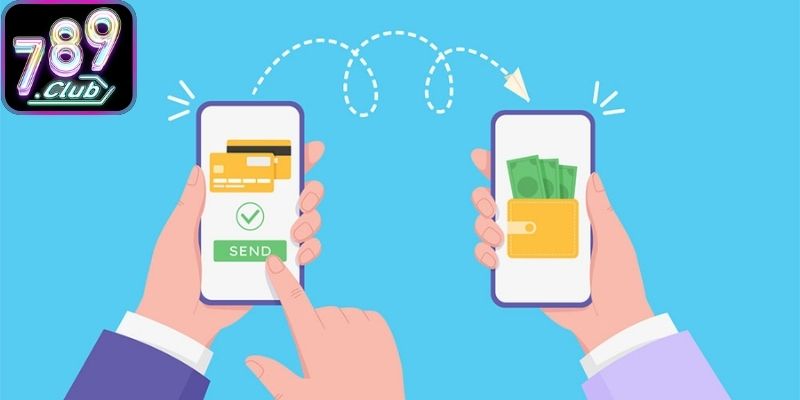 Chụp lại biên lai giao dịch nạp tiền 789Club