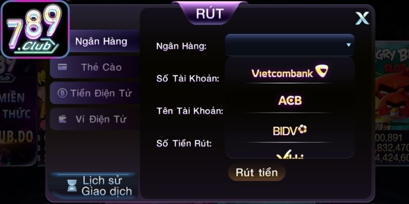 Chi tiết hướng dẫn rút tiền 789Club cho từng phương thức
