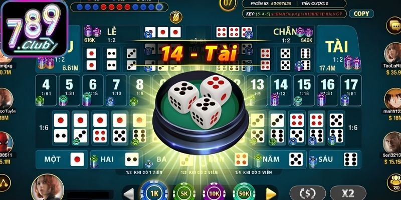 Vài nét cơ bản về tài xỉu 789Club cho tân thủ
