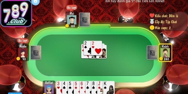 Tiến lên miền Nam 789Club là game quốc dân
